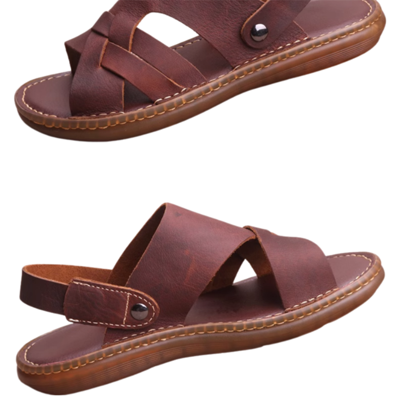 Summer men's casual leather sandals